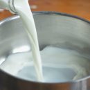 añadir leche para hacer helado