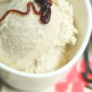 Helado de Vainillla con caramelo