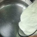 añadir leche en polvo al helado de turrón